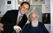 Al Hirschfeld and Steve Cohen, NYC