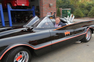 I drove around Detroit in the 1966 Batmobile
